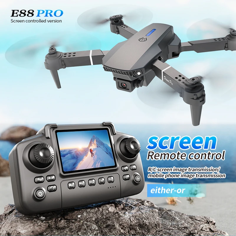 Drone Rc Explorer - Профессиональный дрон E88 PRO с экраном,