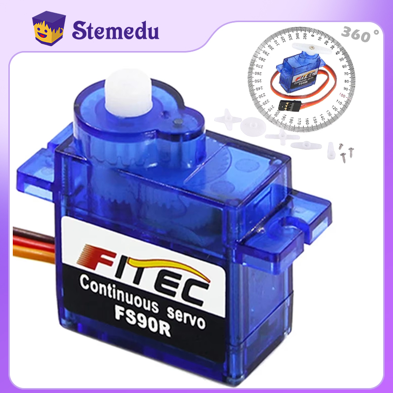 Rc Car Servo - Feetech Mini FS90R микро сервопривод с