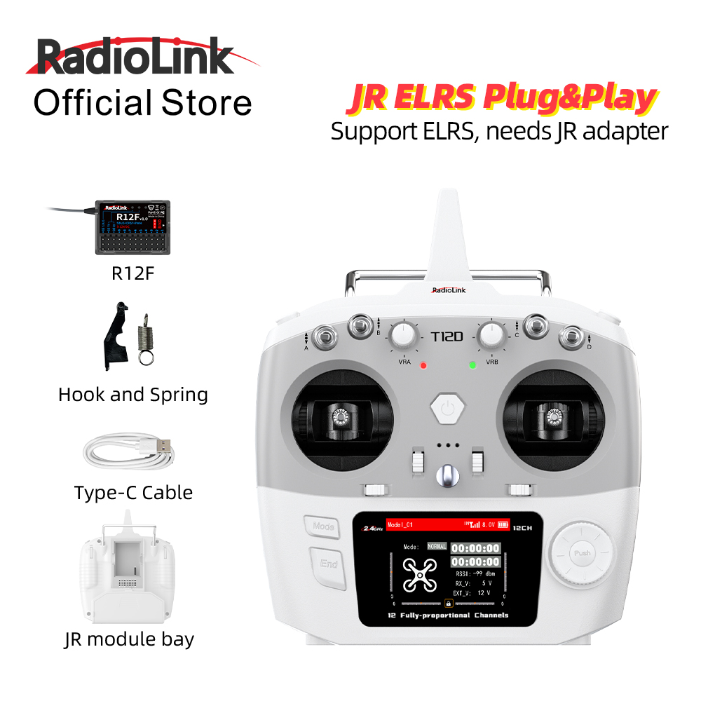 Drone Rc Car - Модуль RadioLink T12D JR 12-канальный 2,4