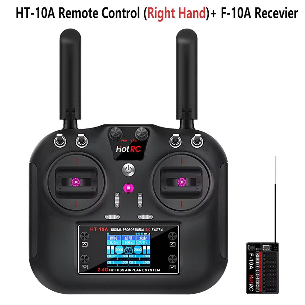 Drone Rc Car - Радиопередатчик Hotrc HT-10A 2.4G 10-канальный с