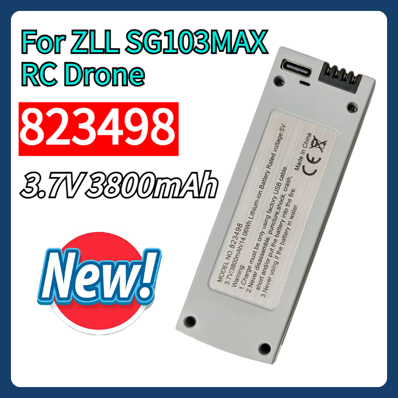 Drone Zll Rc - 823498 3.7В 3800мАч для B8S SG103MAX