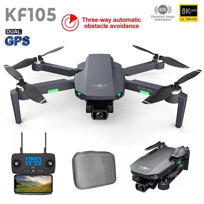 Drone Vs Rc Helicopter - KF105 Профессиональный GPS Дрон 4K HD