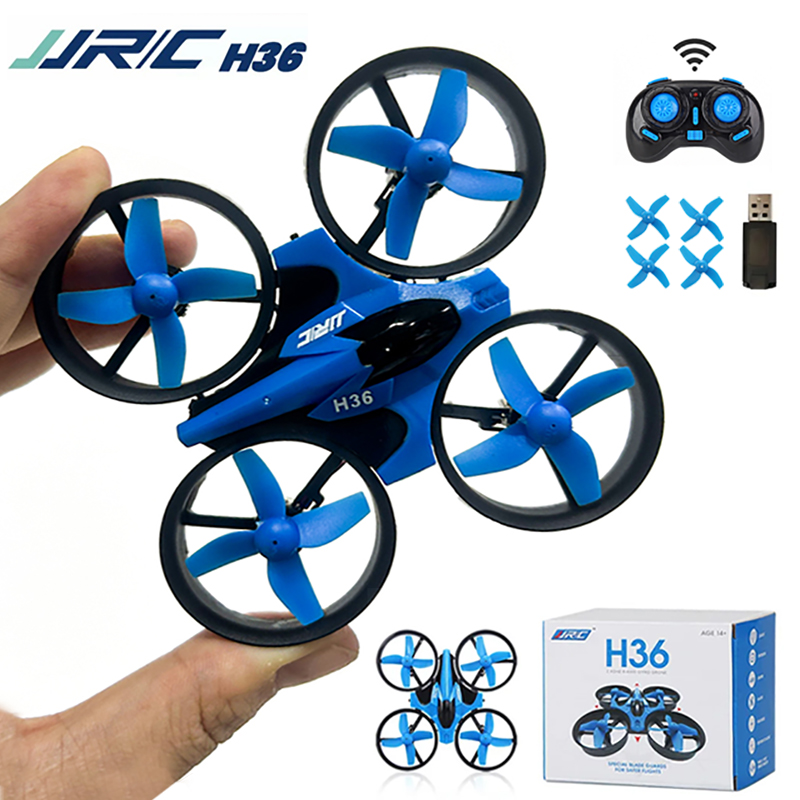 Drone Vs Rc Helicopter - Jjrc H36 Мини Дрон 3D Флип