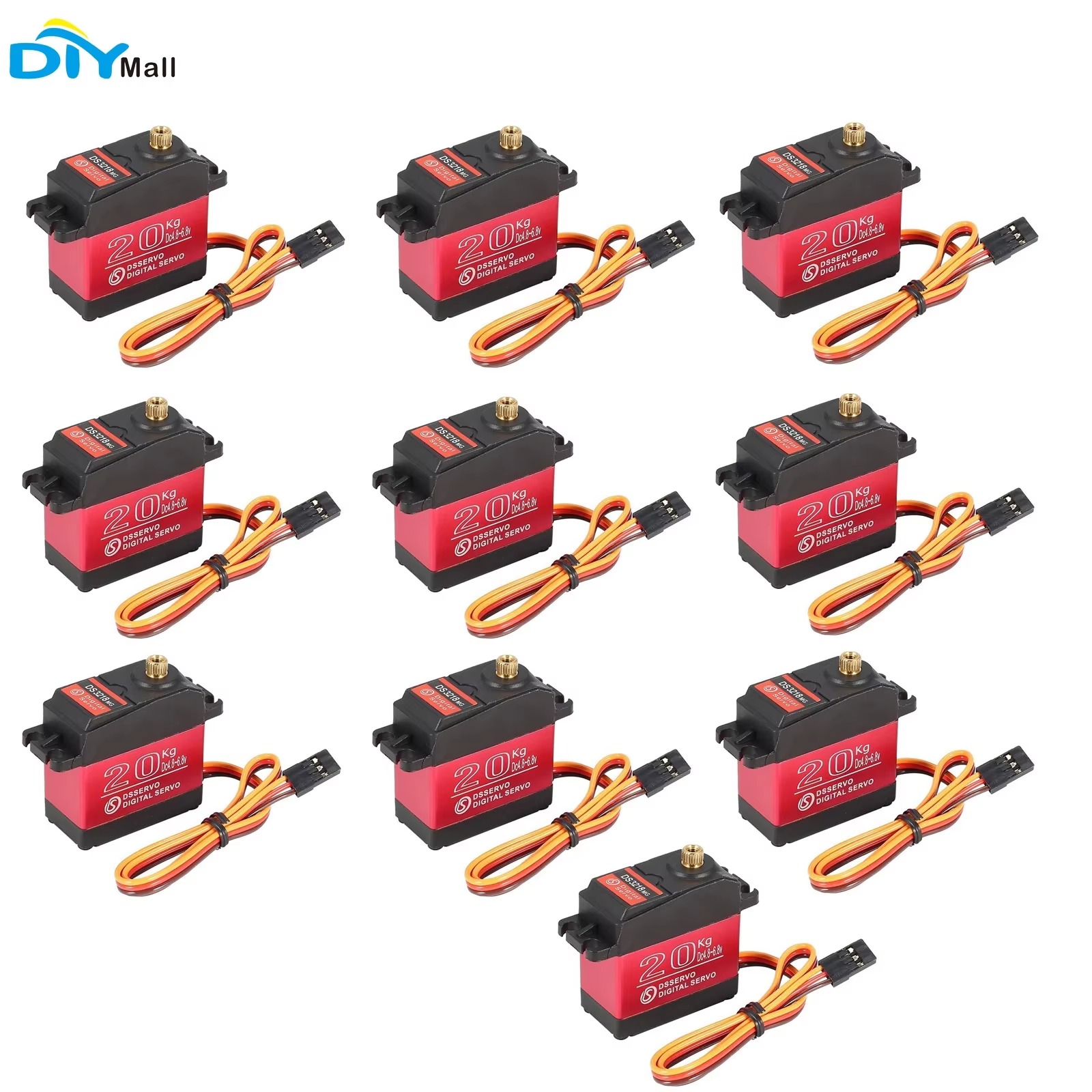 Rc Car Servo - 10 шт. цифровых сервоприводов DS3218 20