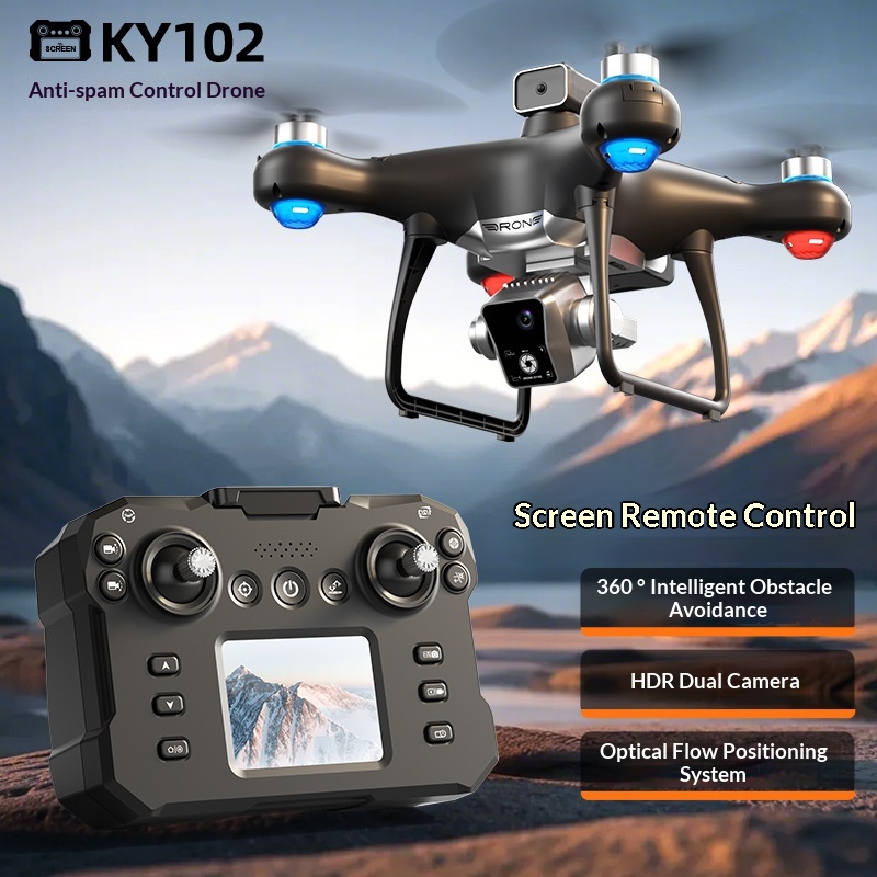 Drone Ky102 Rc - Дрон Ky102 с двумя 4K HD