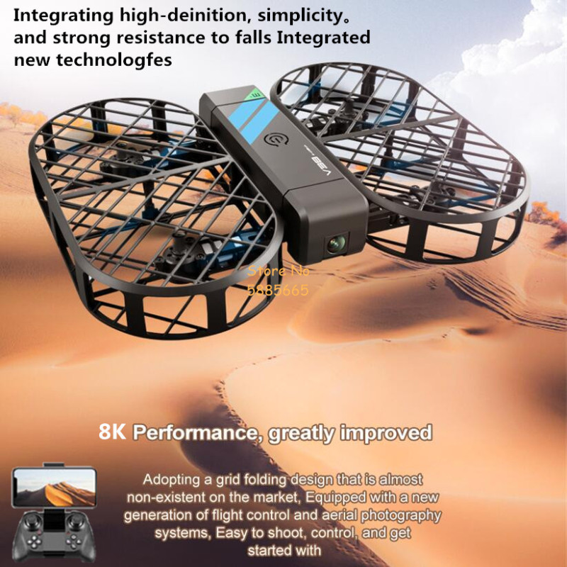 Камера 8K HD 360° °   Защита О – обзор и цена Drone Rc Explorer