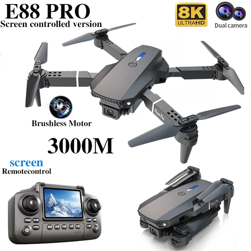 Профессиональный дрон E88 PRO  – обзор и цена Drone Rc Explorer
