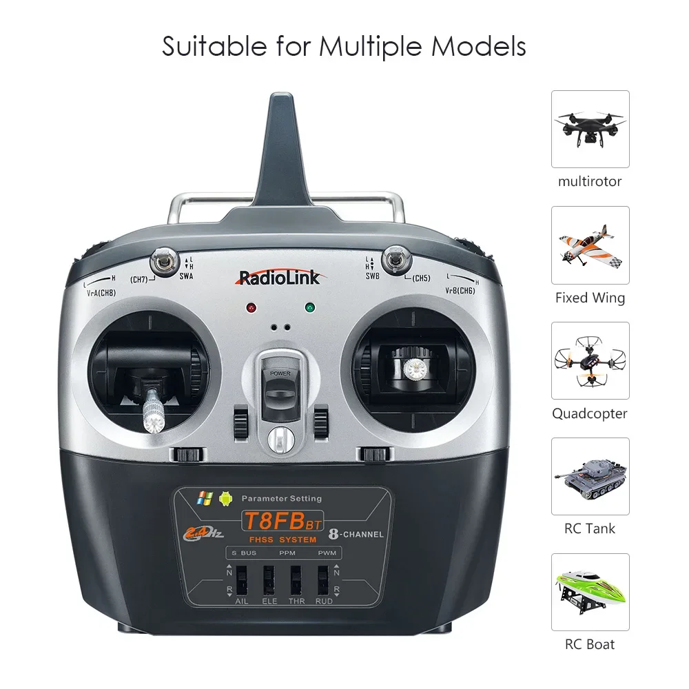 Радиоконтроллер Radiolink T8FB – обзор и цена Drone Rc Setup