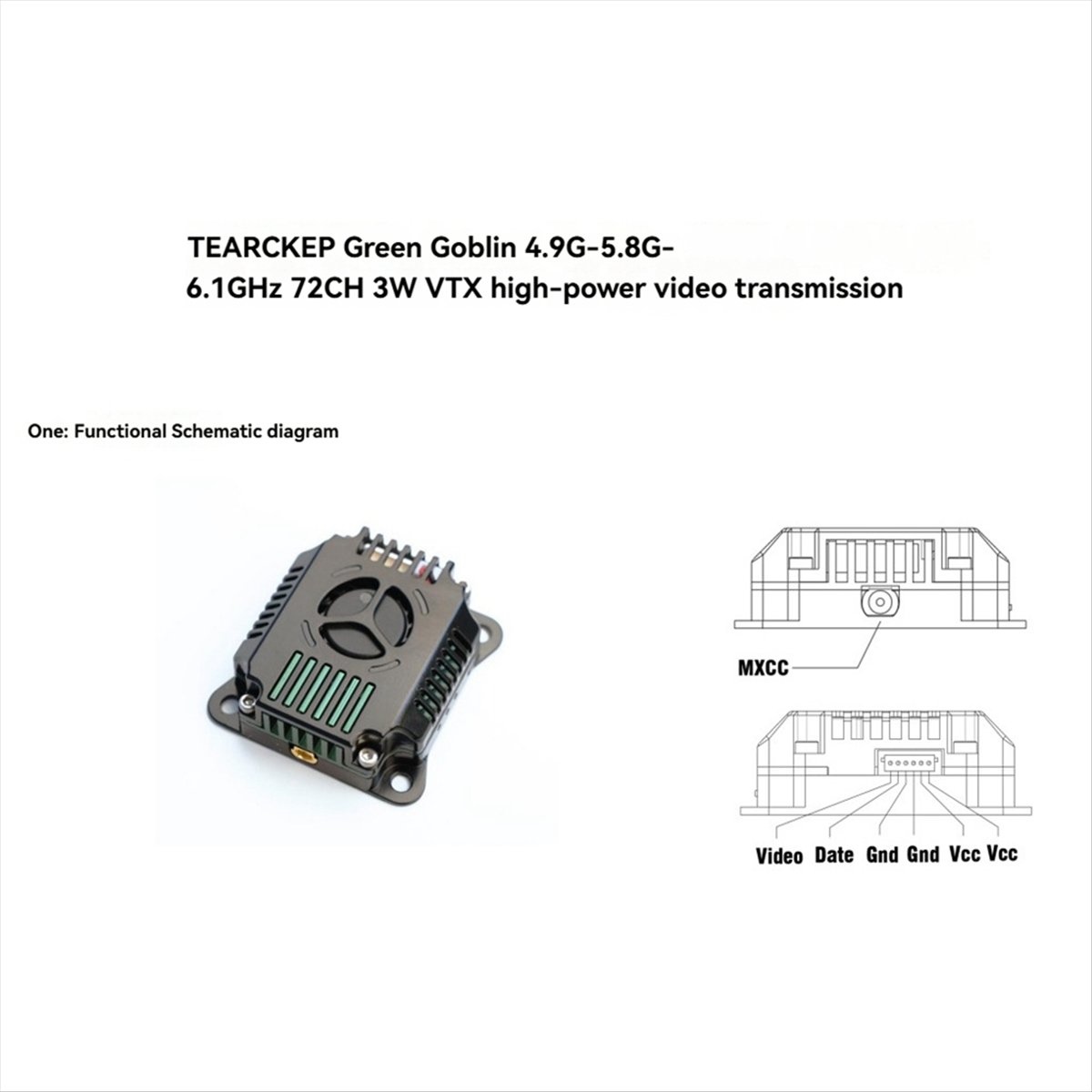 FPV-трансивер 4.9-6.1 ГГц 3 Вт – обзор и цена Analog Fpv Transmitter