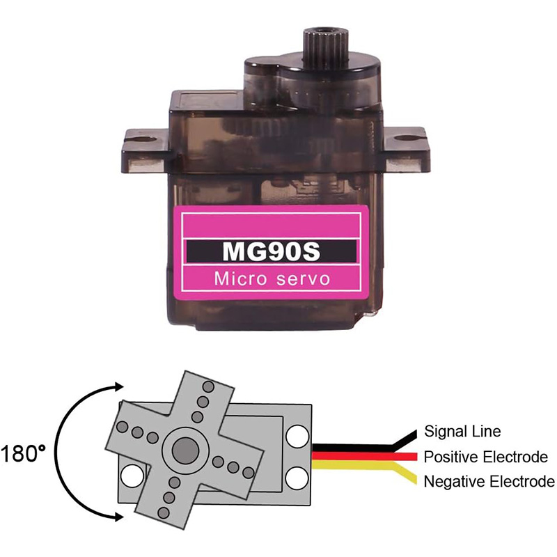 Сервопривод MG90S, 5/10/20/40  – обзор и цена Rc Car Servo