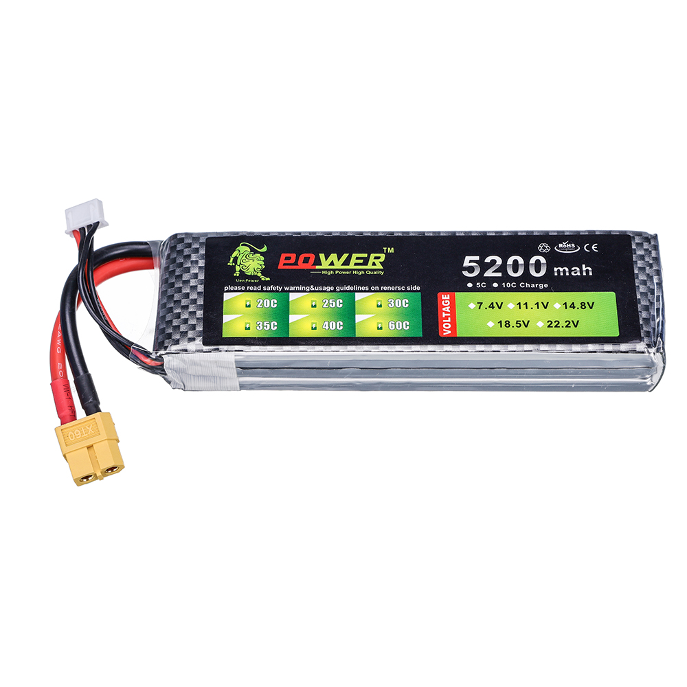 3S 5200 мАч 11,1 В 60C Lipo Ба – обзор и цена Drone Zll Rc